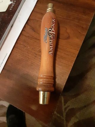, Heavy Duty Michelob Amber Bock Beer Tap Handle Cave Bar Brew Draft
