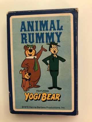 Animal Rummyfeaturing Yogi Bear 1979 Hoyle Playing Cards