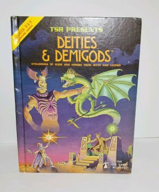 Vintage 1980 Tsr Ad&d Advanced Dungeons & Dragons Deities And Demigods 128 Pages