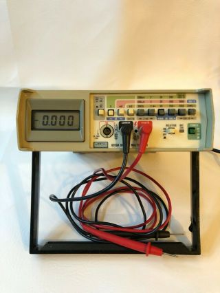 Fluke 8050a Digital Multi - Meter With Test Leads And Power Cable