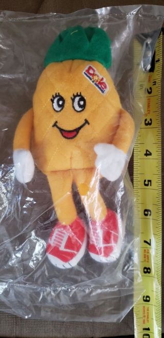 Dole Pinellopy Pineapple Plush Doll Toy Stuffed Animal Fruit Girl 7 "