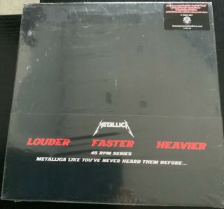 Metallica By Metallica Black 4 Vinyl Box Set - 2008 Wb - Mega Rare - W Defect