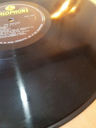 THE BEATLES WHITE ALBUM ORIG 1968 LP VERY LOW SERIAL NUMBER 3,  475 3