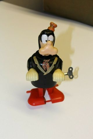 Vintage Walt Disney,  Goofy,  Wind - Up Plastic Walking Toy,  Made In Japan