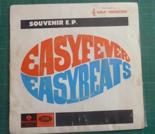 Easybeats Ep Easyfever Souvenir E.  P 45