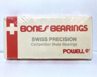 Vintage Nos Powell Peralta Swiss Bones Skateboard Bearings 1980s 1st Release