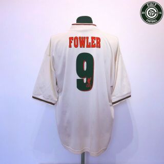 Fowler 9 Liverpool Vintage Reebok Away Football Shirt Jersey 1996/97 (xl) 46/48