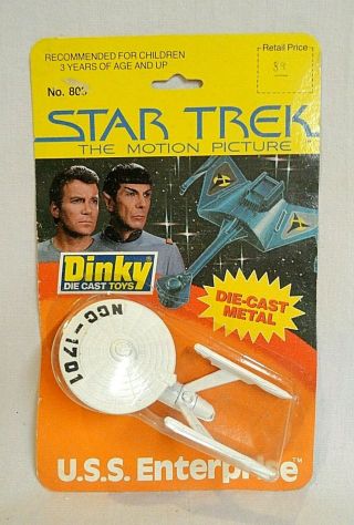 Look 1979 Dinky Toys Star Trek Motion Picture U.  S.  S.  Enterprise Still