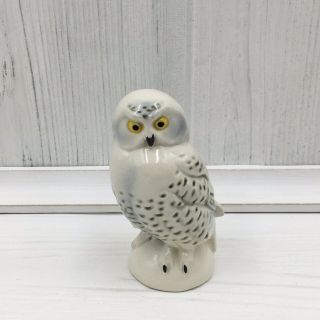 Vintage Goebel Handsome White Snow Owl Figurine W.  Germany 3 "
