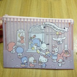 Sanrio Characters My Melody Cosmetic Case Flat Pouch Zipper Bag Japan Limited