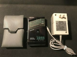 Vintage Sharp Jc - 850 (bk) Am/fm Stereo Cassette Player Ac Adaptor Battery Tray