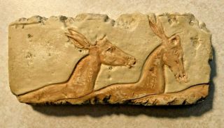 Ancient Egyptian Metropolitan Museum Of Art Antelope Fragment Paperweight Relief