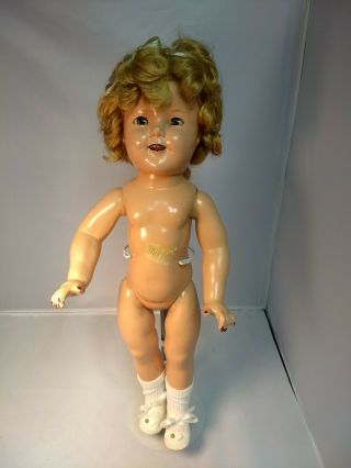 Vintage Composition 18 " Shirley Temple Doll