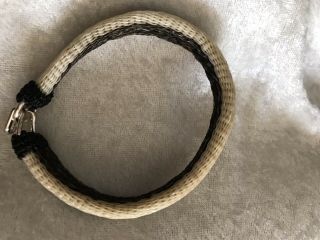 Hand Hitched Horse Hair Bracelet Montana State Prison Hand Made Collectable 2
