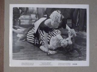 Shelley Winters & Marie Windsor Fighting / Wrestling - 1950 Frenchie Movie Photo