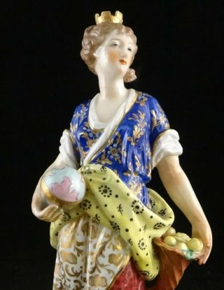 Rare pr.  Antique English Derby HP Porcelain Figurines,  c.  1806 - 25.  11 