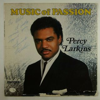 Percy Larkins " Music Of Passion " Private Modern Soul Boogie Lp Encore