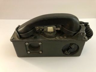 Vintage Ta - 312/pt Military Field Phone Radio Engineering Products - Telephone - Usa