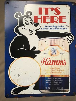 Hamm’s Beer Metal Sign