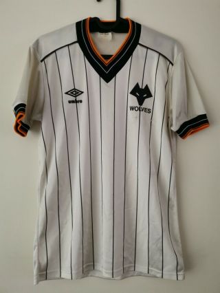 Rare Wolves 1982 - 85 Away Shirt Wolverhampton Wanderers Vintage Retro Xs/s
