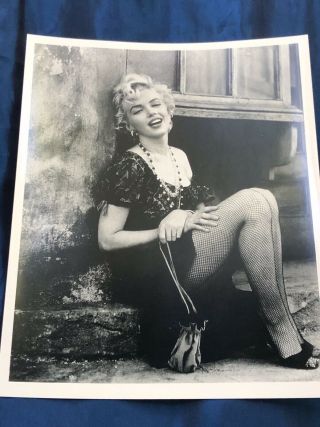 Vintage Marilyn Monroe Black & White Photo ??14x11 " Or Print??