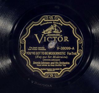 78 Rpm - James P.  Johnson And His Orch.  (w/ King Oliver),  Victor 38099,  E,  Jazz