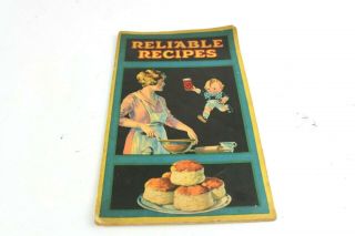 Vintage Calumet Baking Powder Reliable Recipes 1920 