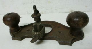 Vtg 1901 Stanley No.  71 1/2 Router Plane - Antique Hand Tool