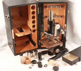 Vintage Carl Zeiss Diagnostic Microscope F Series 1930 