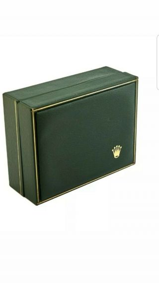 Authentic Rolex Rare Vintage Green Wooden Box 11.  00.  2