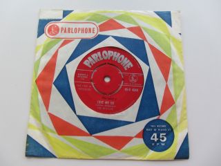 The Beatles 1962 Love Me Do Red Parlophone Z T Tax Code 1 P 1 O