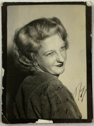 " Love Tina " Sexy Blonde Woman In The Photobooth,  Vintage Photo Snapshot