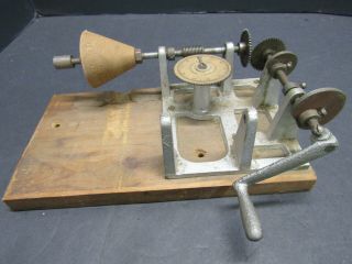 Old Rare Vintage Hand Crank Morris Copper Spool Machanical Tool Radio