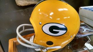Vintage Green Bay Packers Rawlings Football Helmet Air - Flo HNFL 3