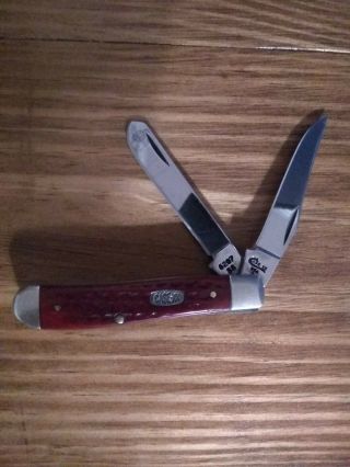 Case Xx 6207 Red Bone Mini - Trapper Pocketknife