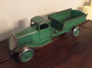 Vintage Turner Pressed Tin Truck 1930’s Rare Collectible