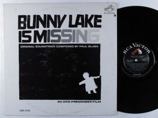 Bunny Lake Is Missing Ost Paul Glass Rca Victor Lp Nm/vg,  Mono