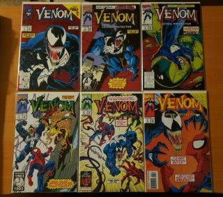 Venom Lethal Protector 1 - 6 Complete Set Run Near Nm 1993 Marvel Comics