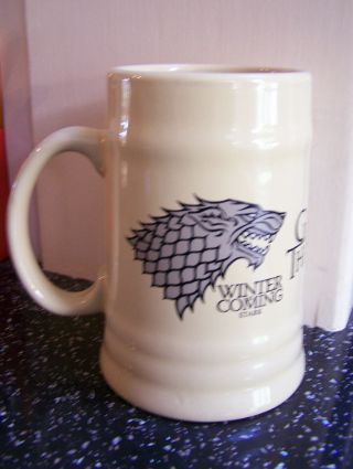 Game Of Thrones Tankard Winter Is Coming Stark Hbo 2016