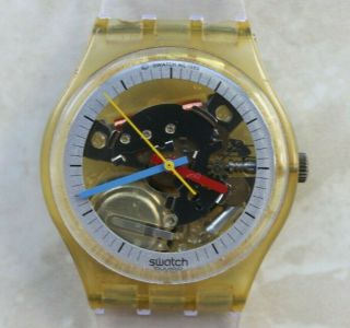 Swatch Gk100re - Jelly Fish / Ag1985 - Vintage - Collectable