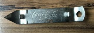 Vintage Coca Cola Bottle Can Opener 1950s 40 Cent Cans