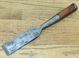 2” P.  S.  & W.  Co.  No.  1 Ex Hump Back Timber Framing Chisel - Antique Hand Tool