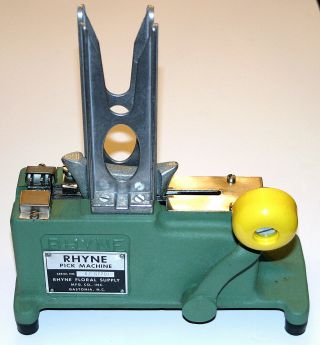 Vintage Rhyne Floral Supply Pick Machine - Flower Stemming Tool - Cast Iron - Ex