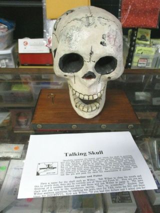 Vintage & Rare Uf Grant Talking Skull (wr)