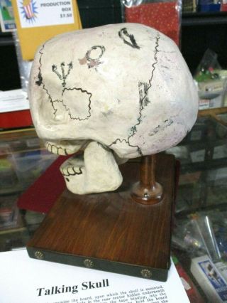 Vintage & RARE UF Grant Talking Skull (wr) 2