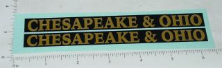Steelcraft Chesapeake & Ohio Ride On Train Replacement Stickers Sc - 036