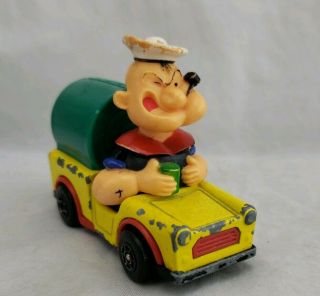 Vintage 1980 Lesney Matchbox No.  13 Popeye The Sailor Man Spinach Power Truck Car