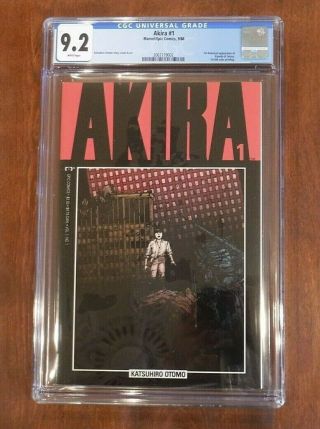 Akira 1 1988 Comic Book Cgc Nm - White Pages First Print Japanese Manga Anime