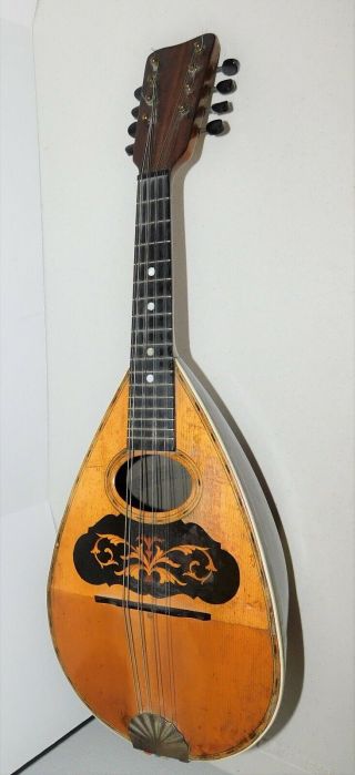 Vintage 8 String Lute Guitar
