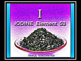 Pure Iodine Crystals Element 30gm/1oz Pharma Grade For Wound Care And Dressings